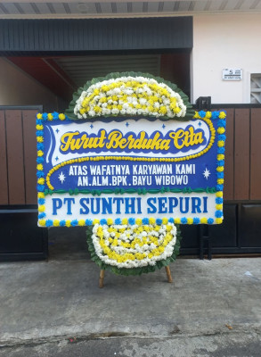 Papan Bunga Duka di Bolaang